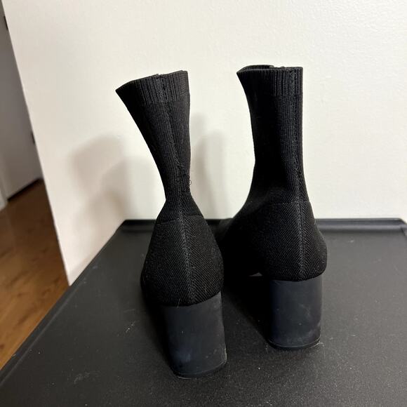 Zara Black Sock Booties - Picture 4 of 7